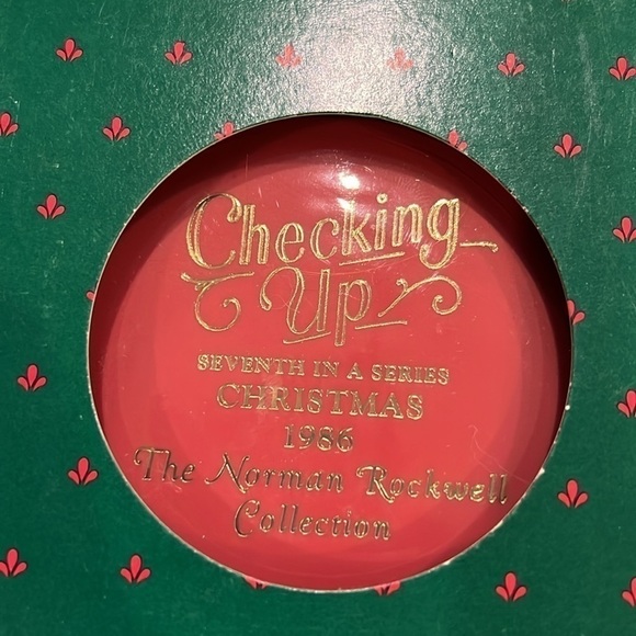 5 Hallmark Norman Rockwell Cameo Ornaments 1986 1987 - Picture 4 of 6